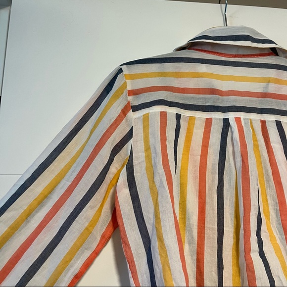 Japna | Front Tie Button Up Shirt - Picture 9 of 14